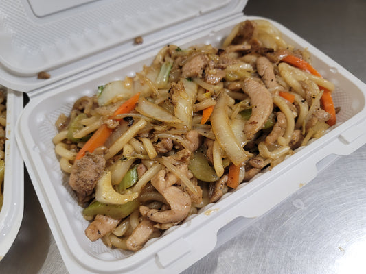 NO. 7 Stir Fried Japanese Udon Noodles with Chicken
