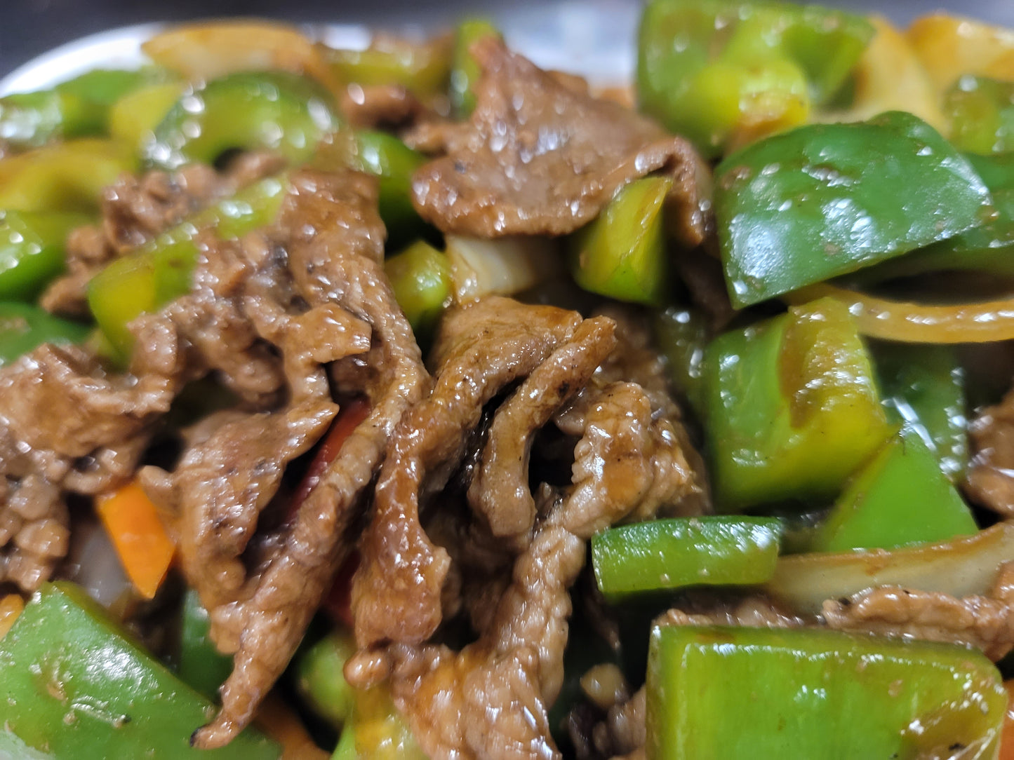 NO. 56 Sliced Beef with Green Peppers