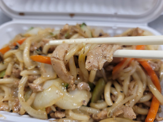 NO. 7 Stir Fried Japanese Udon Noodles with Chicken