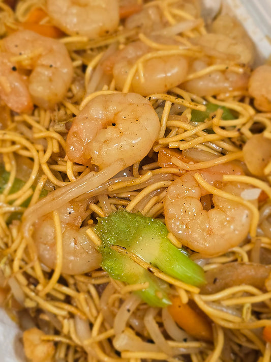 NO. 73Far East Lo Mein with Shrimps