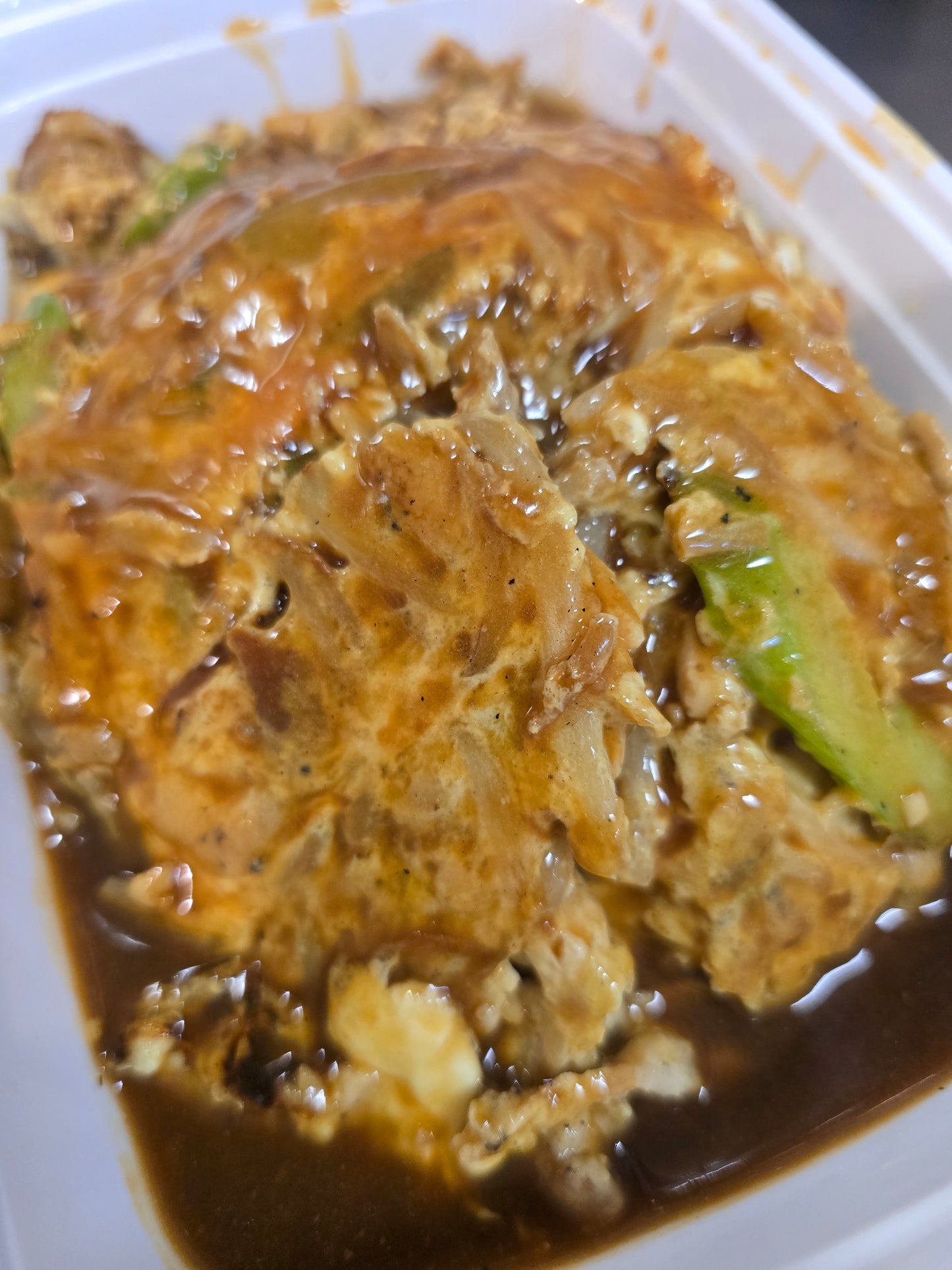 NO. 60 Chicken, Beef or BBQ Pork Egg Fu-Yong